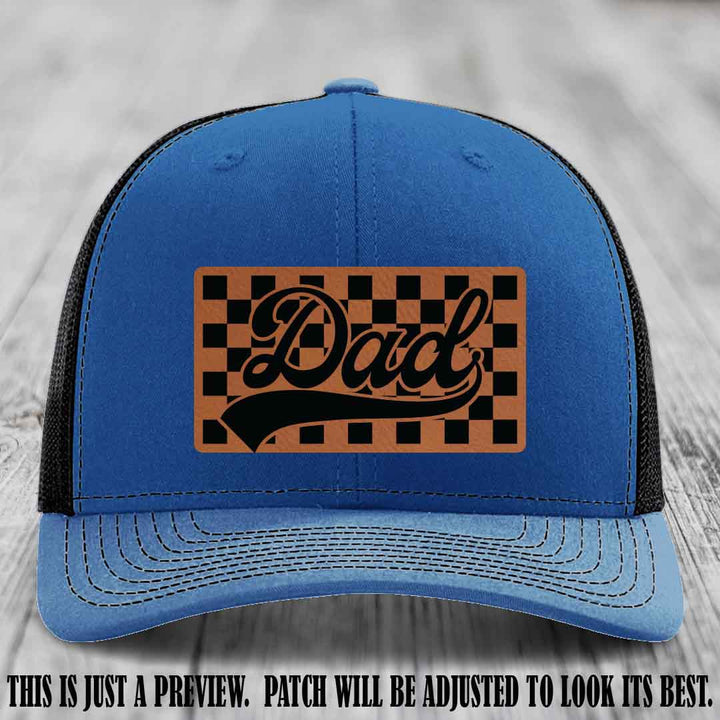 Rawhide to Black Patch on Royal to Black Hat Richardson 112 leather patch hat
