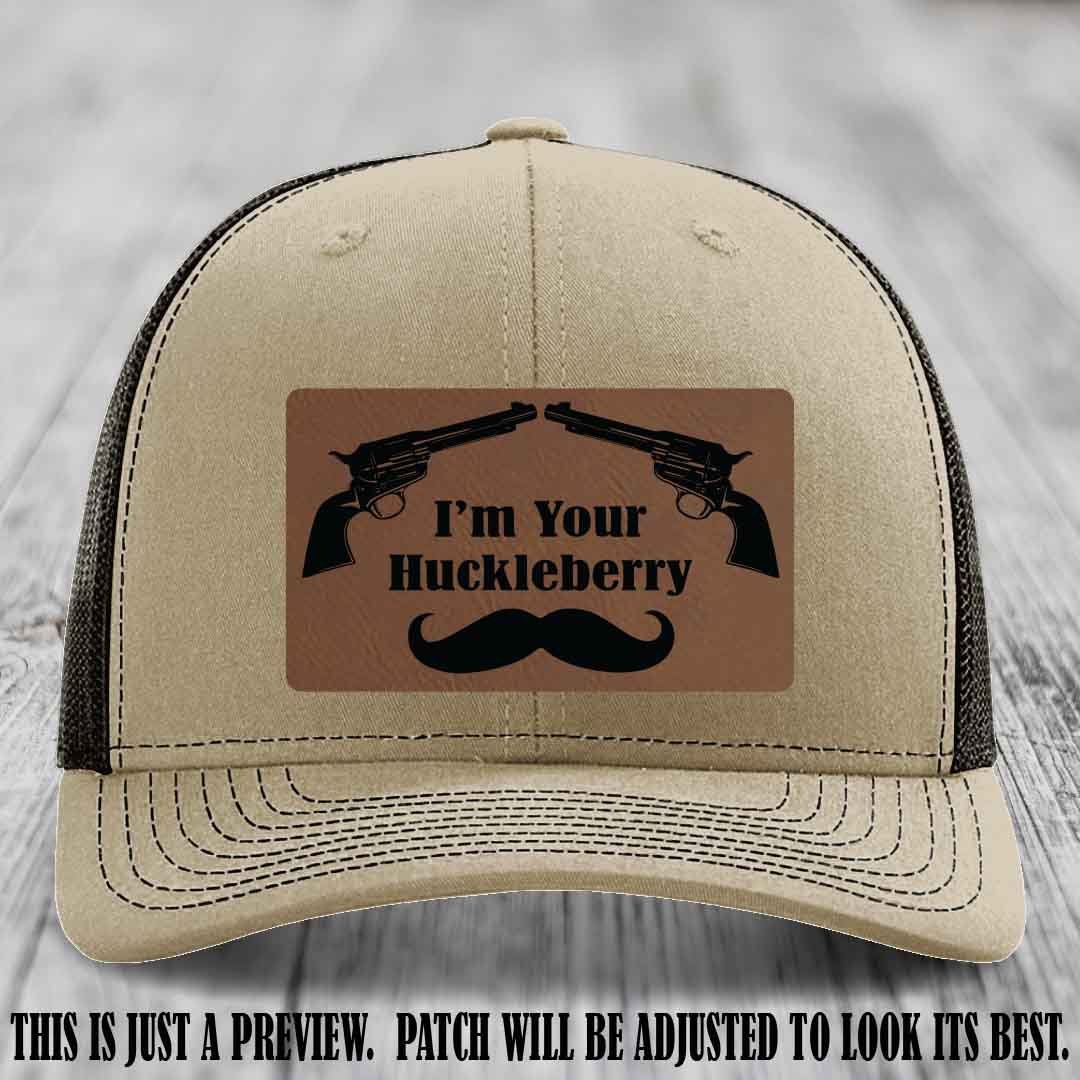 I'm Your Huckleberry Dark Brown to Black Patch on Khaki to Coffee Hat Richardson 112 Hat