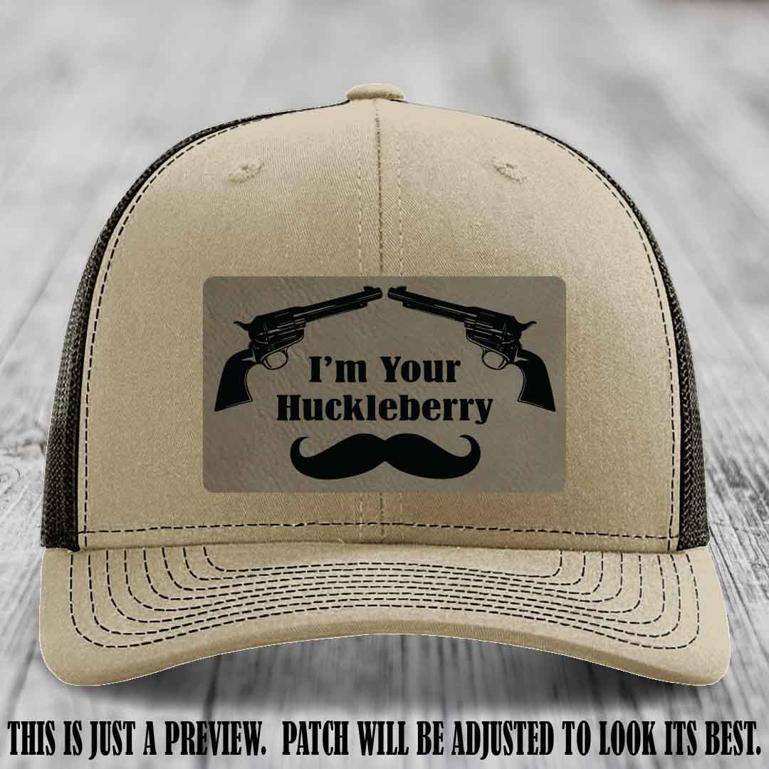 I'm Your Huckleberry Light Brown to Black Patch on Khaki to Coffee Hat Richardson 112 Hat