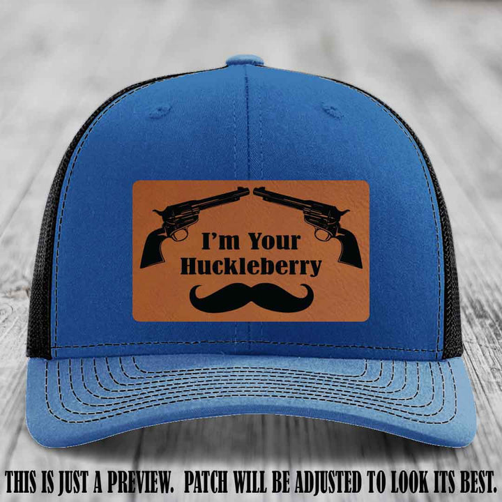 I'm Your Huckleberry Rawhide to Black Patch on Royal to Black Hat Richardson 112 Hat