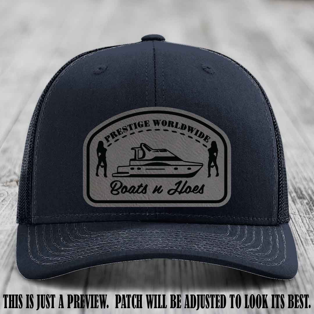 Prestige Worldwide Boats n Hoes Grey to Black Patch on Navy Hat