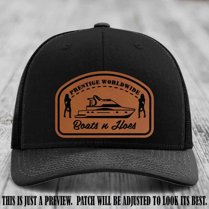 Prestige Worldwide Boats n Hoes Rawhide to Black Patch on Black Hat