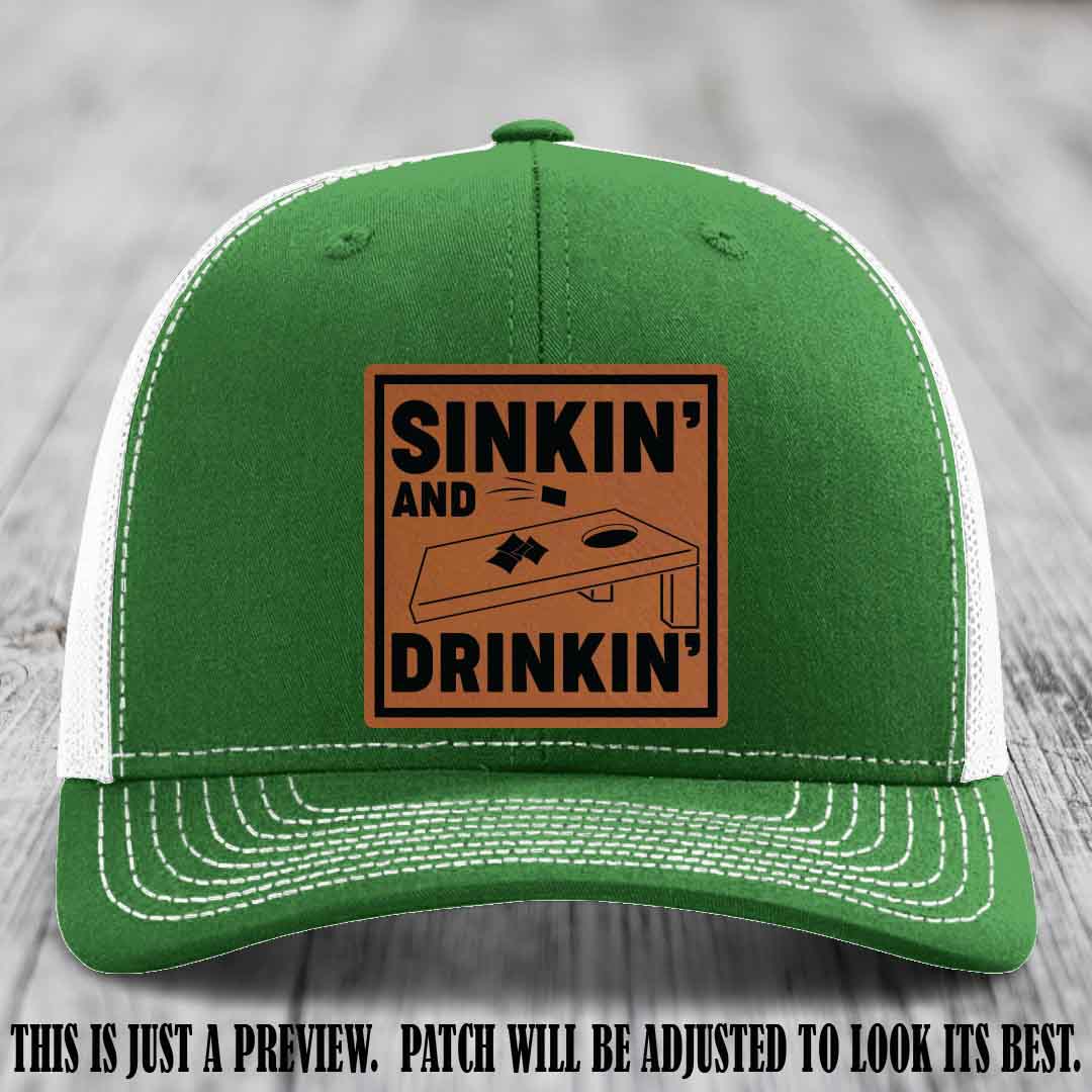 Sinkin' and Drinkin' design on Rawhide to Black Patch, Richardson 112 Kelly to White Hat