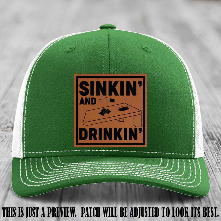 Sinkin' and Drinkin' design on Rawhide to Black Patch, Richardson 112 Kelly to White Hat
