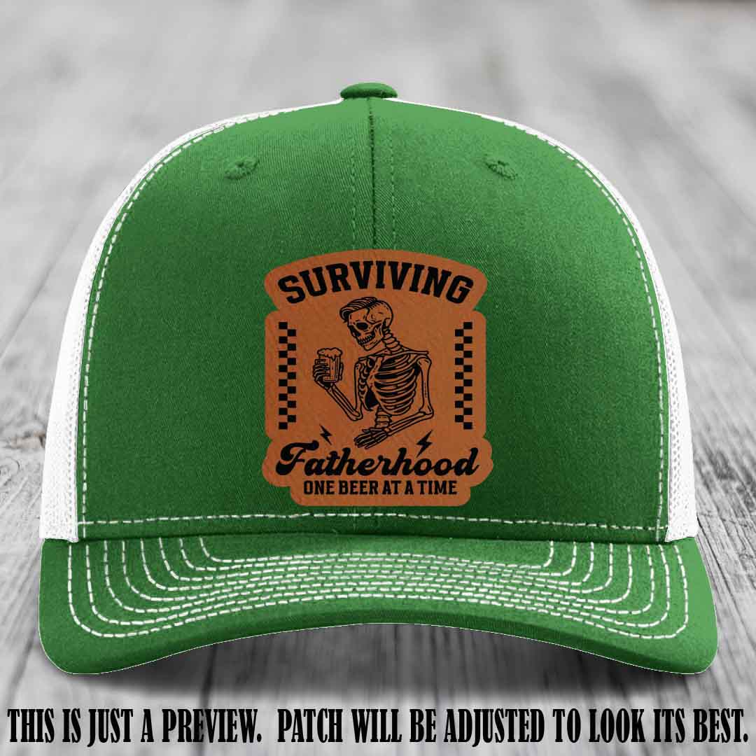 Surviving Fatherhood - Rawhide to Black Patch on Kelly to White Hat, funny dad hat